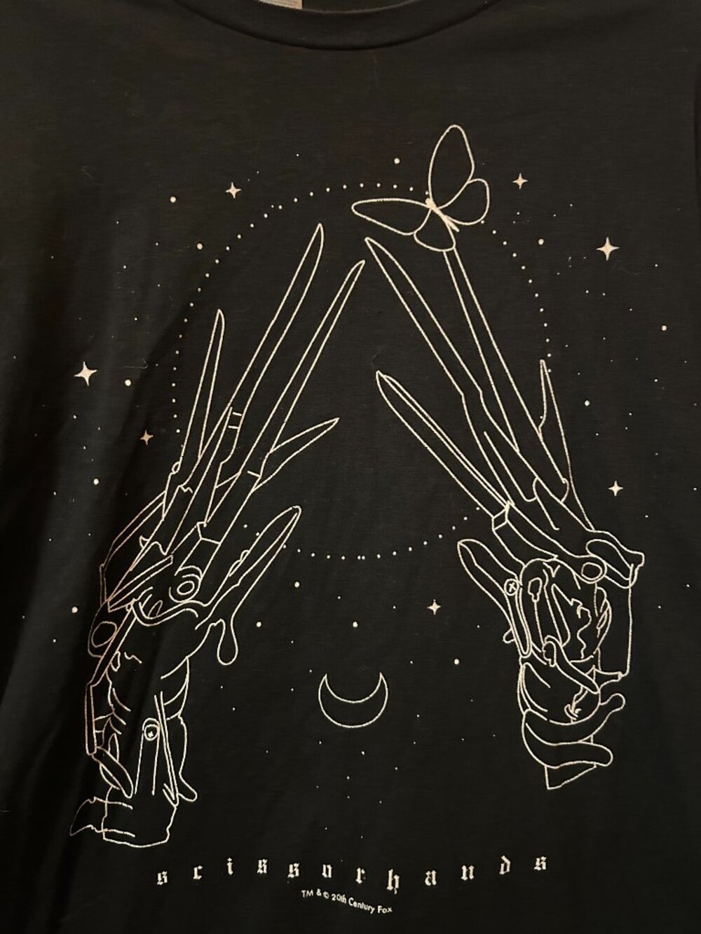 Edward Scissor hands graphic tee L